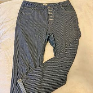 Cotton On High Rise 90s pin strip jeans